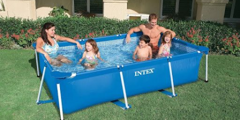 Obdélníkový rámový bazén pro letní chaty - výběr a instalace